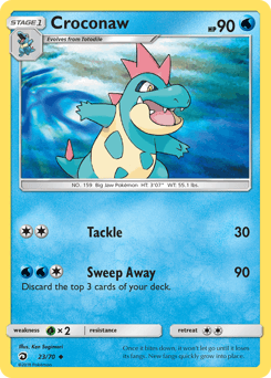 Carte Pokémon Crocrodil #23 — Majesté des Dragons