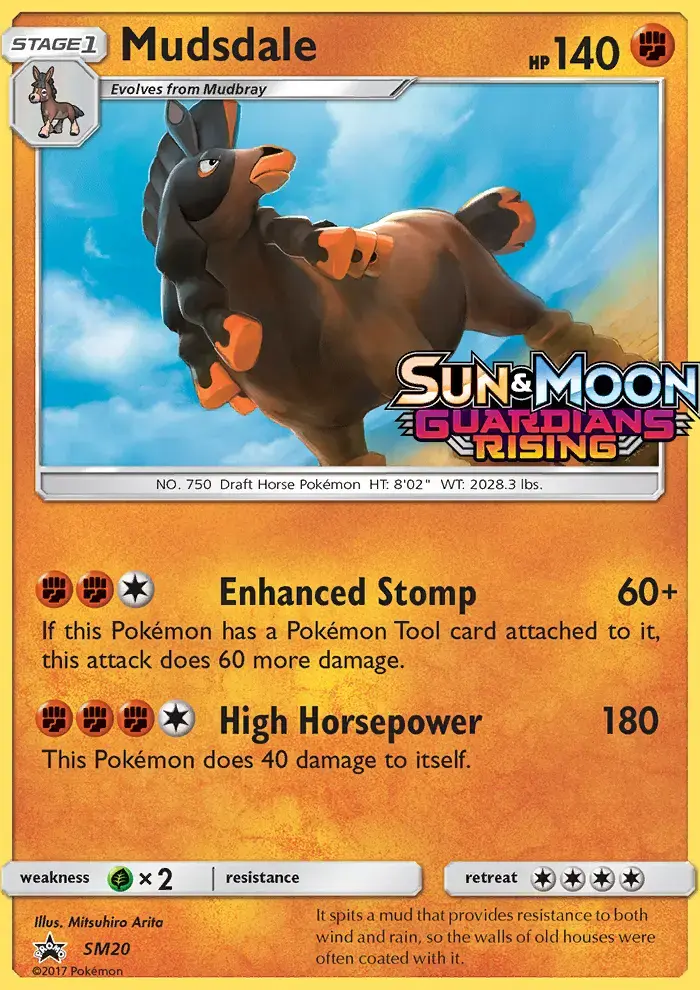 Mudsdale #SM20 — Sun & Moon Promos