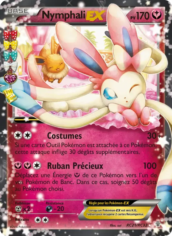 Carte Pokémon Nymphali-EX #RC21 — Générations