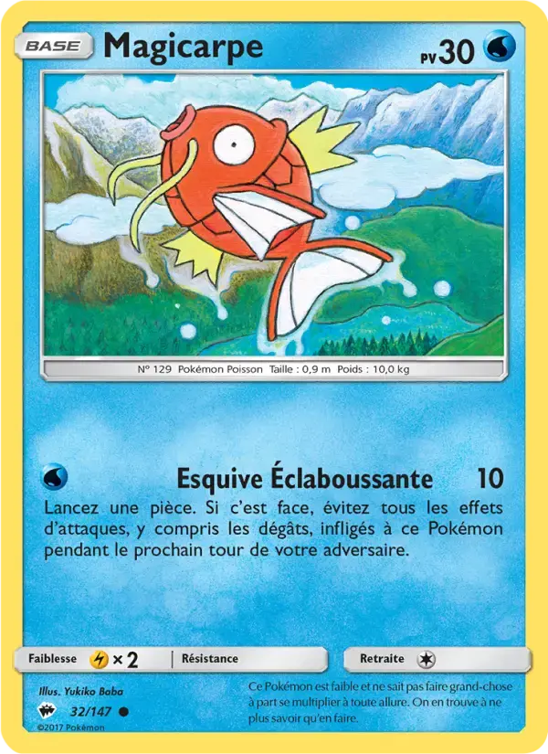Carte Pokémon Magicarpe #32 — Ombres Ardentes