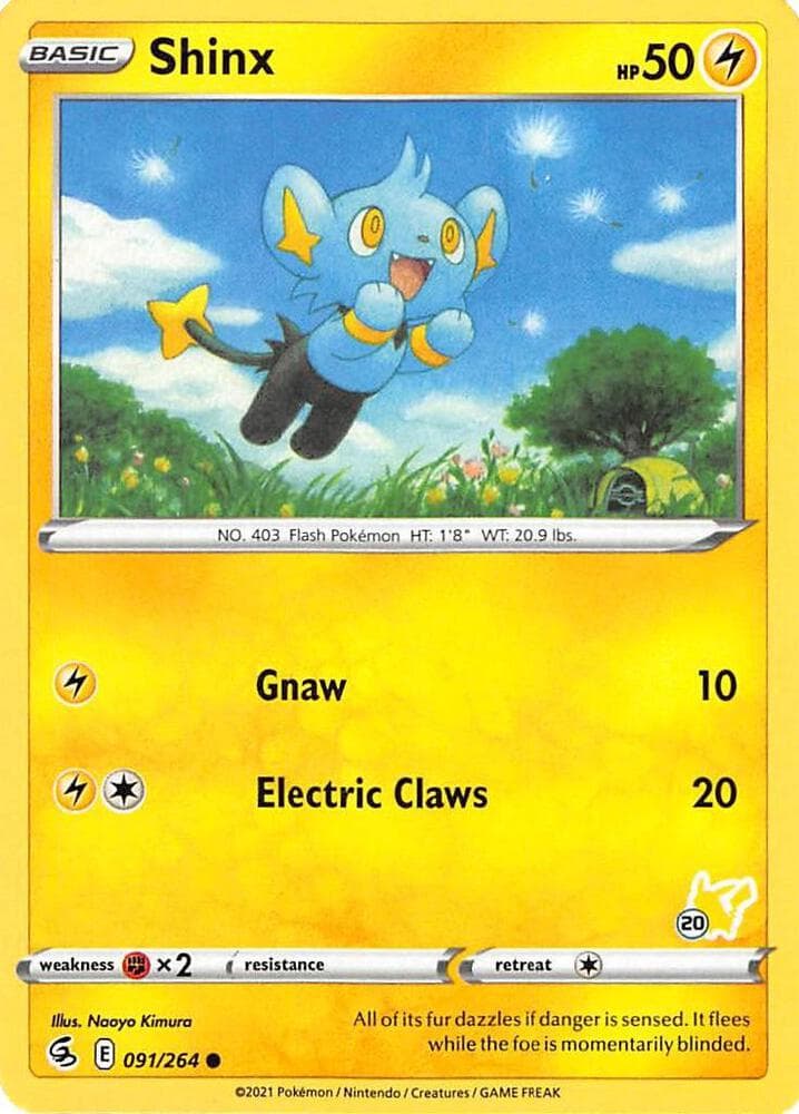 Shinx #091 Stamp V1 — Fusion Strike