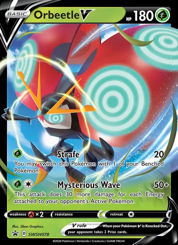 Orbeetle V #SWSH078 — Sword & Shield Promos