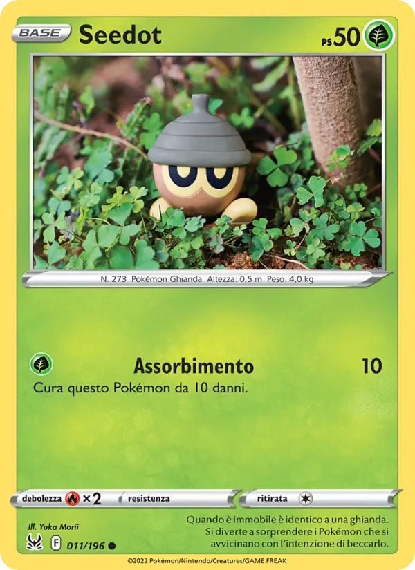 Carte Pokémon Grainipiot #011 — Origine Perdue