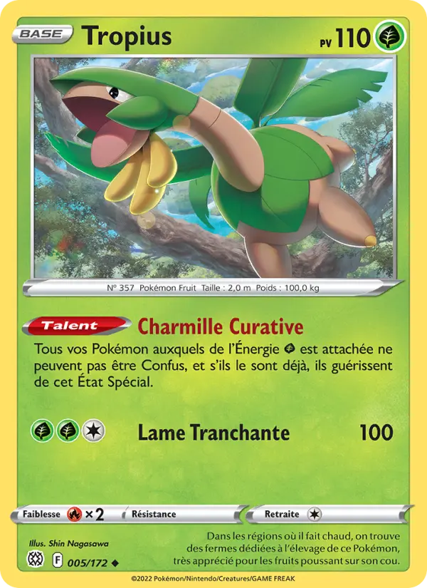 Carte Pokémon Tropius #005 — Stars Étincelantes
