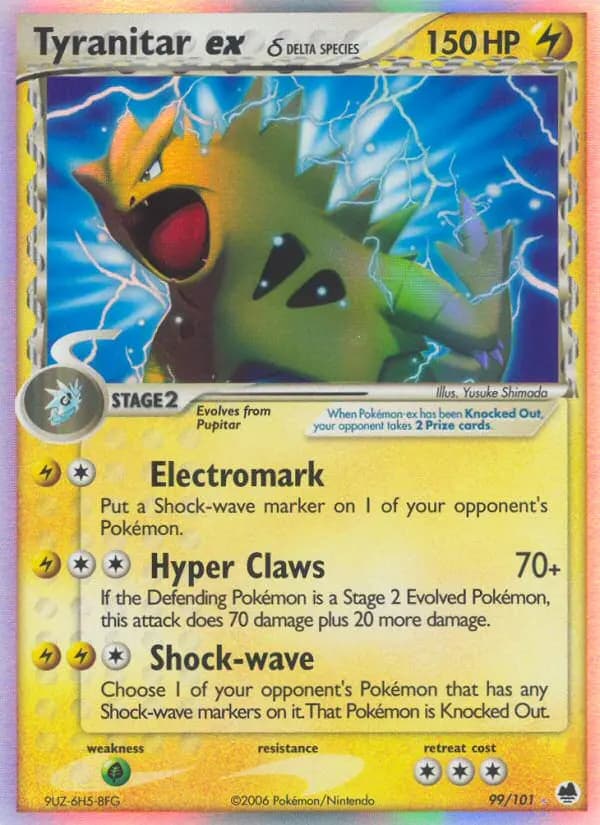 Tyranitar ex δ #099 — Dragon Frontiers