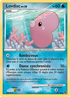 Carte Pokémon Lovdisc #77 — Duels au Sommet