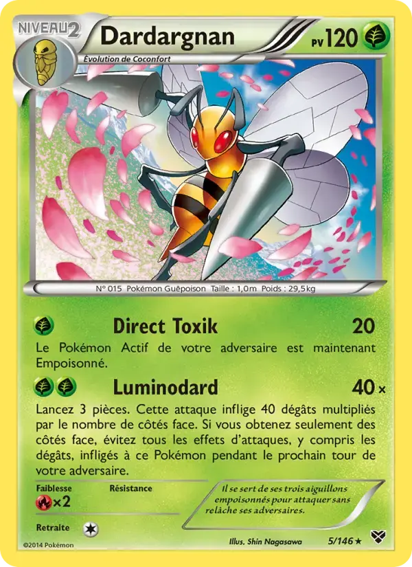 Carte Pokémon Dardargnan #5 — XY