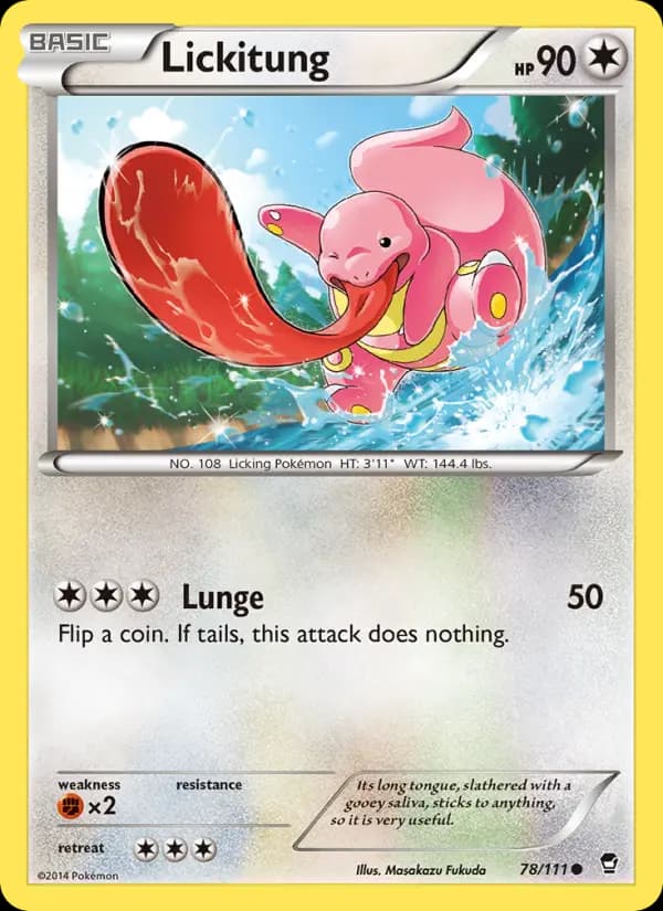 Lickitung #78 — Furious Fists