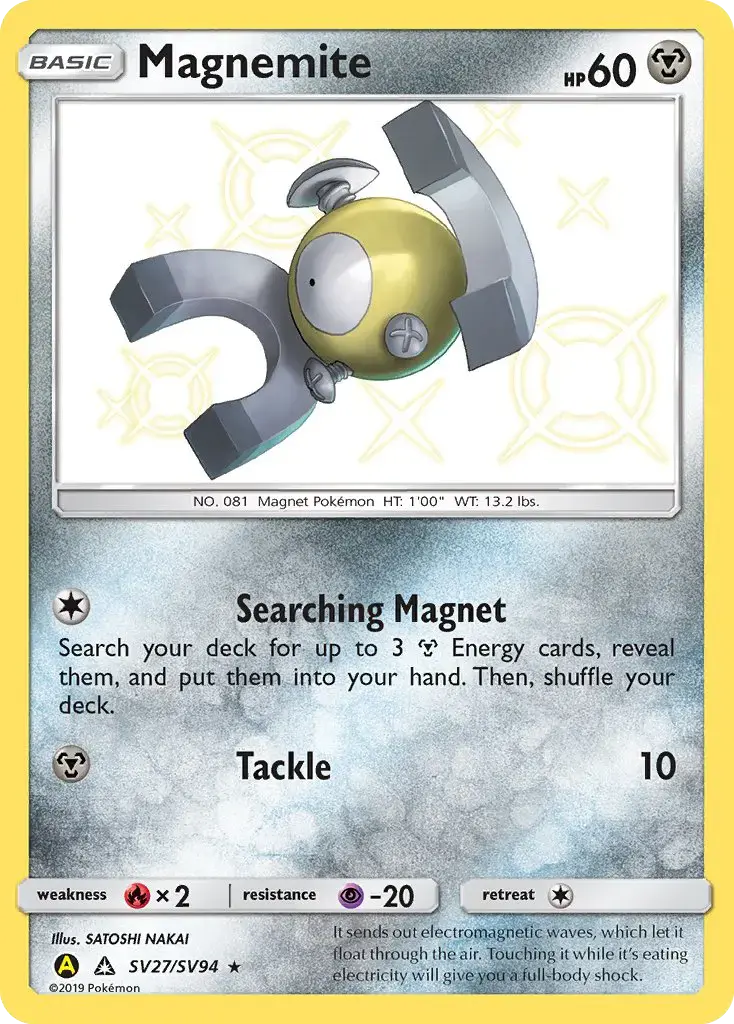 Magnemite #SV27 — Hidden Fates