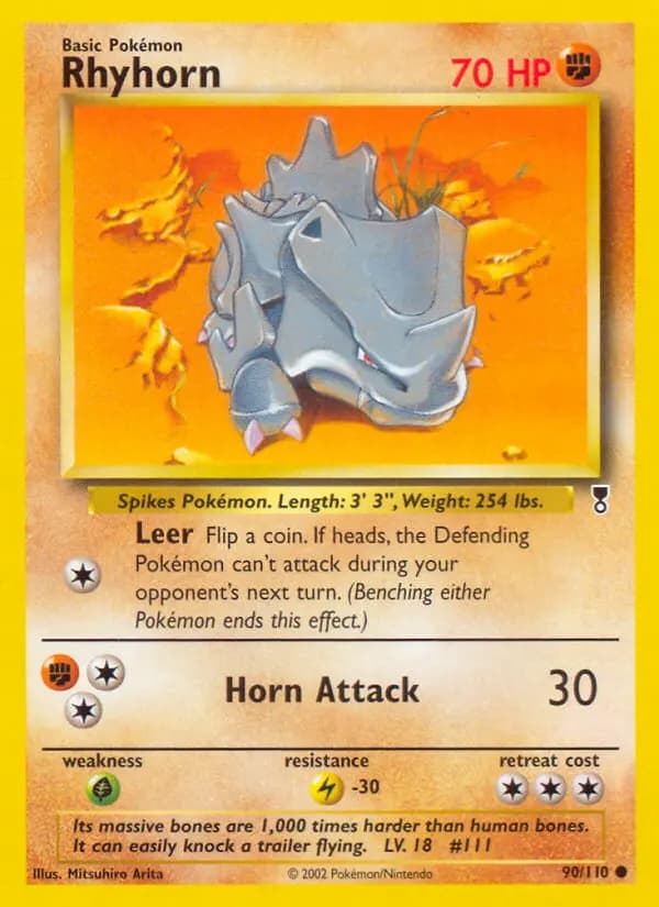 Rhyhorn #90 — Legendary Collection