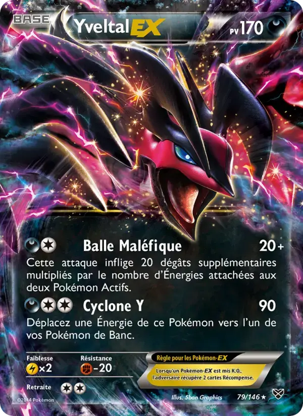 Carte Pokémon Yveltal EX #79 — XY