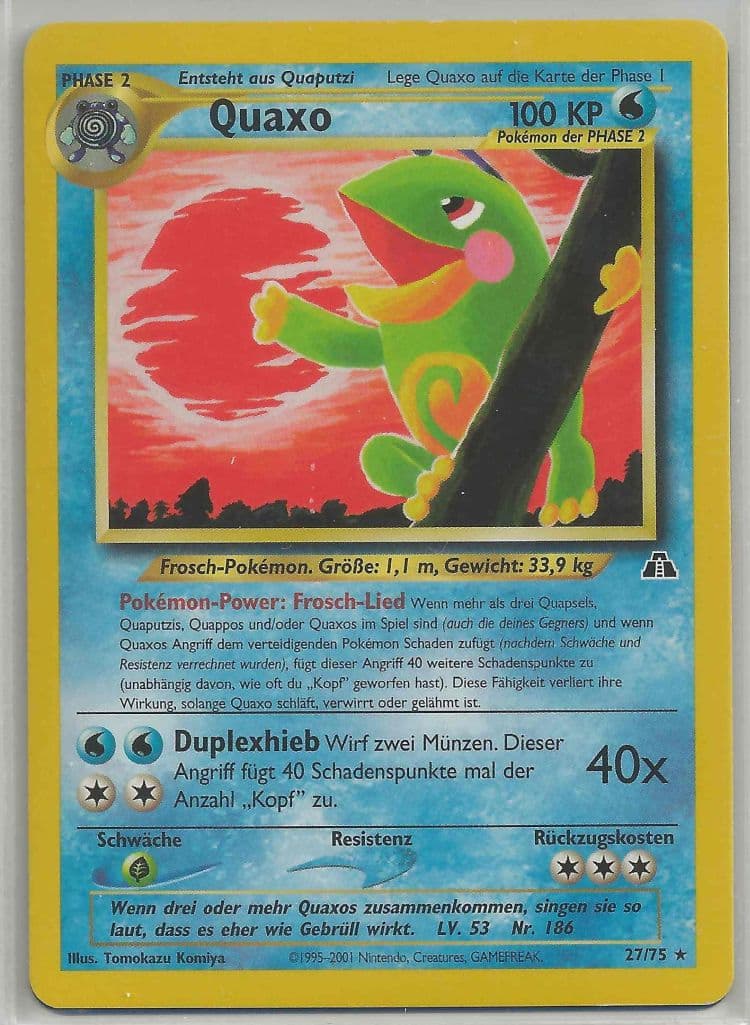 Carte Pokémon Tarpaud #27 — Neo Discovery