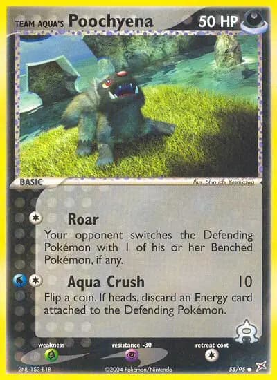 Team Aqua's Poochyena #55 — Team Magma vs Team Aqua
