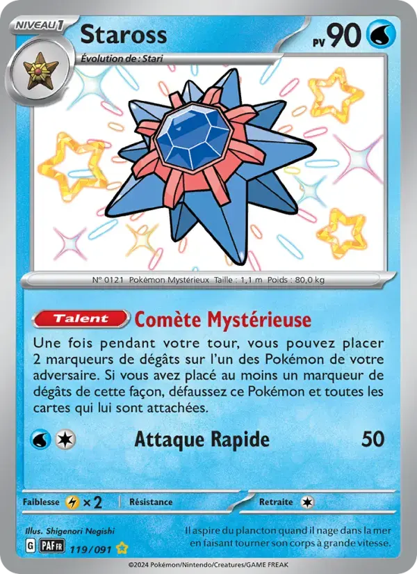 Carte Pokémon Staross #119 — Destinées de Paldea
