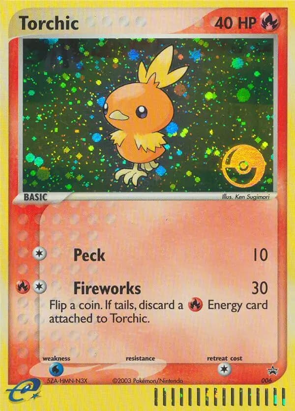 Torchic #6 — Nintendo Black Star Promos