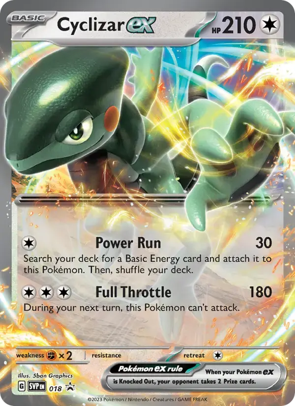 Cyclizar ex #018 — Scarlet & Violet Promos