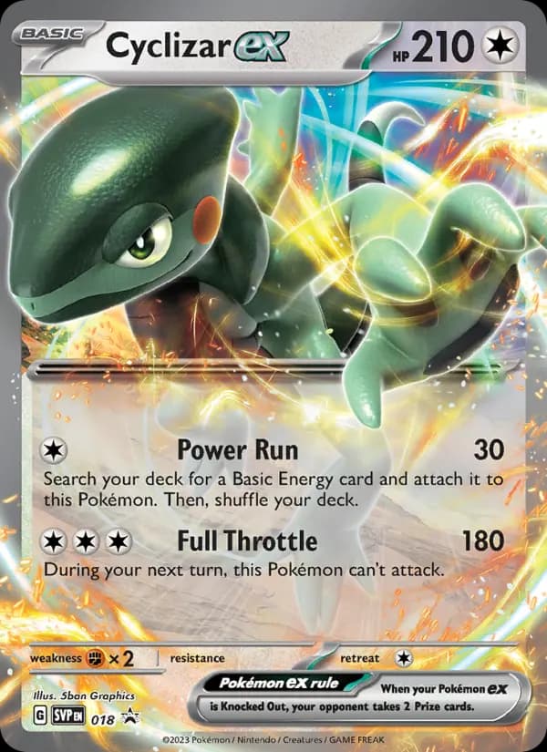 Cyclizar ex #018 — Scarlet & Violet Promos