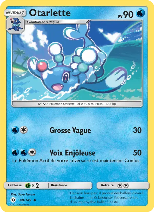 Carte Pokémon Otarlette #40 — Soleil et Lune
