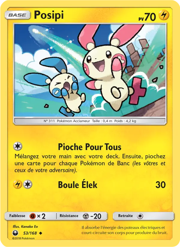 Carte Pokémon Posipi #53 — Tempête Céleste