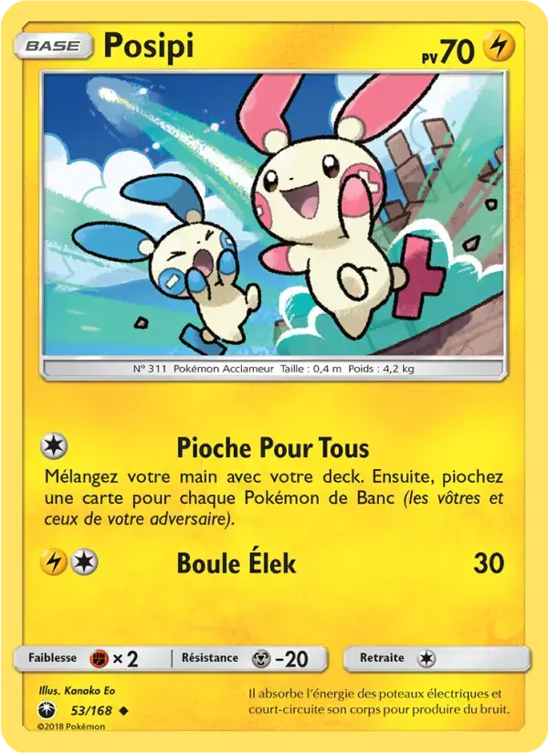 Carte Pokémon Posipi #53 — Tempête Céleste