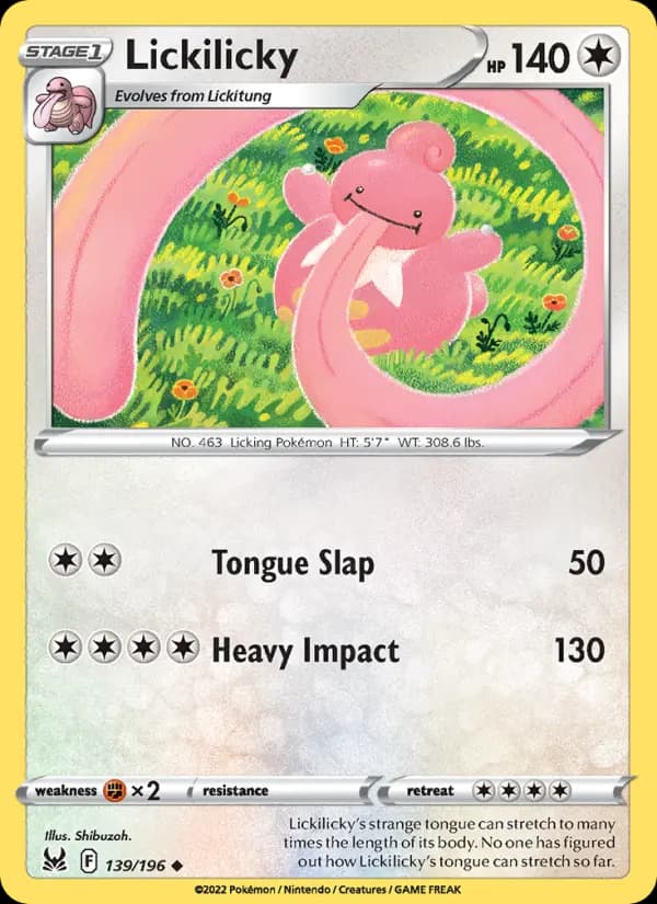 Lickilicky #139 — Lost Origin