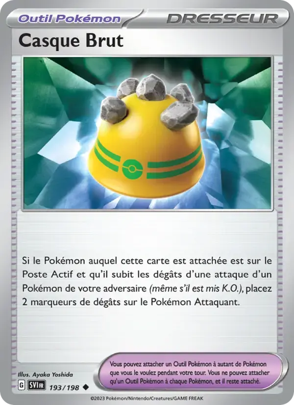 Carte Pokémon Casque Brut #193 — Écarlate et Violet