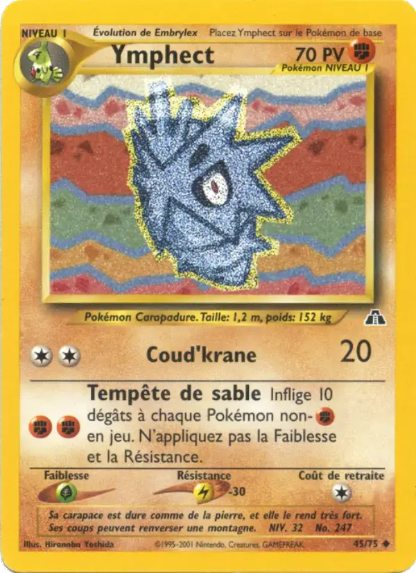 Carte Pokémon Ymphect #45 — Neo Discovery