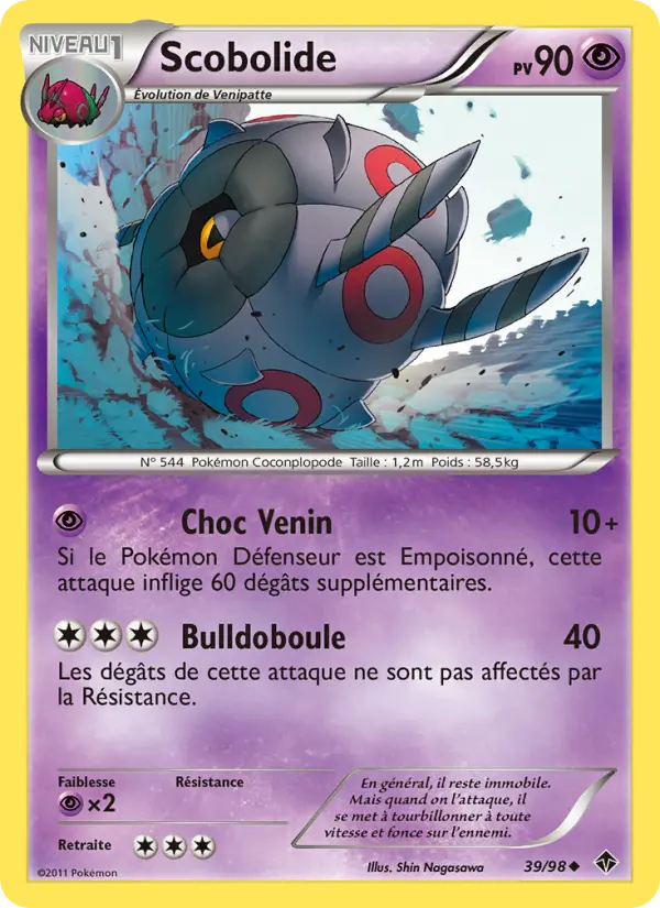 Carte Pokémon Scobolide #39 — Pouvoirs Émergents