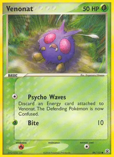 Venonat #84 — FireRed & LeafGreen