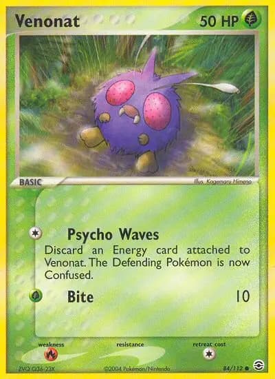 Venonat #84 — FireRed & LeafGreen
