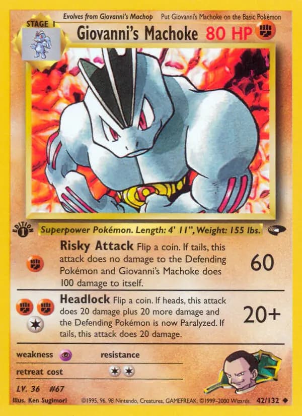 Giovanni's Machoke #42 — Gym Challenge
