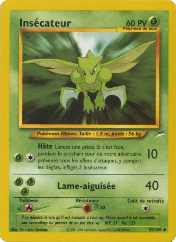 Carte Pokémon Insécateur #55 — Neo Destiny
