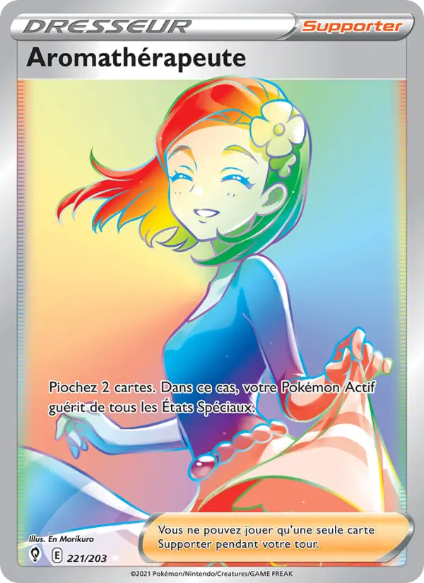 Carte Pokémon Aromathérapeute #221 — Évolution Céleste