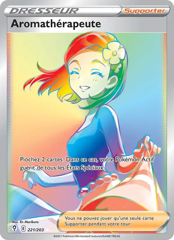 Carte Pokémon Aromathérapeute #221 — Évolution Céleste