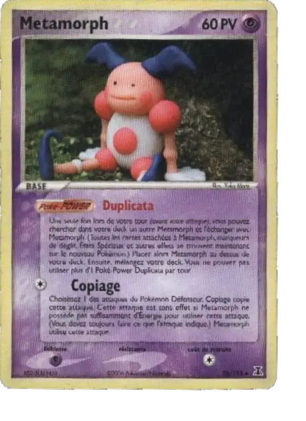 Carte Pokémon Metamorph #38 — Espèces Delta