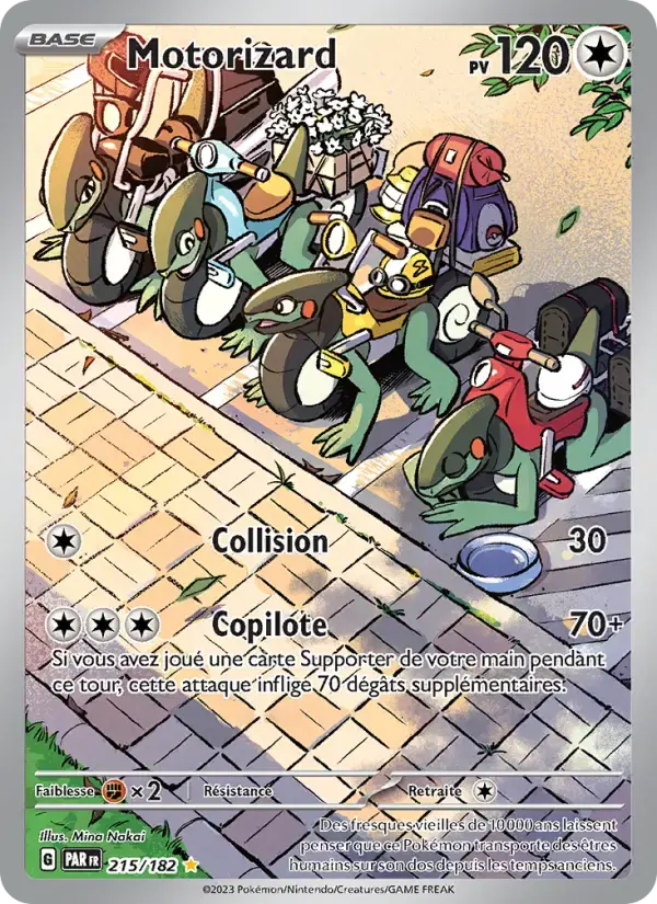 Carte Pokémon Motorizard #215 — Faille Paradoxe