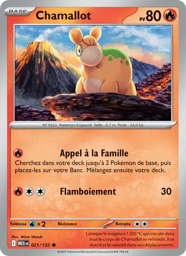 Carte Pokémon Chamallot #021 — Méga-Évolution