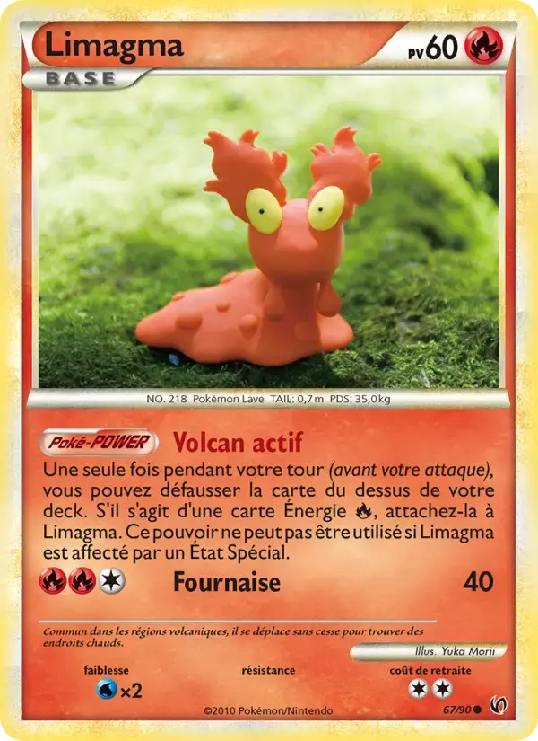 Carte Pokémon Limagma #67 — Indomptable