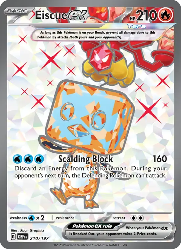 Eiscue ex #210 — Obsidian Flames