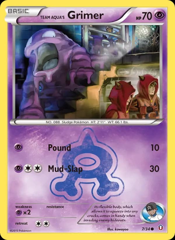 Team Aqua's Grimer #7 — Double Crisis