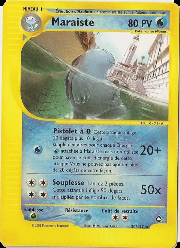 Carte Pokémon Maraiste #30 — Aquapolis