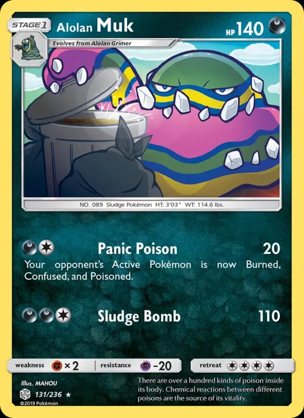 Alolan Muk #131 — Cosmic Eclipse