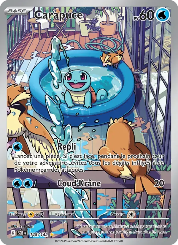 Carte Pokémon Carapuce #148 — Couronne Stellaire