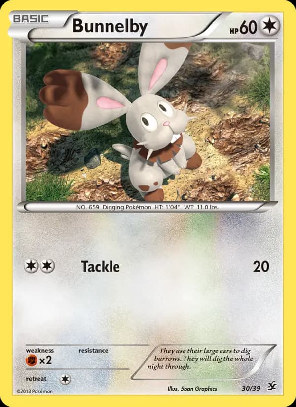 Bunnelby #30 — Kalos Starter Set