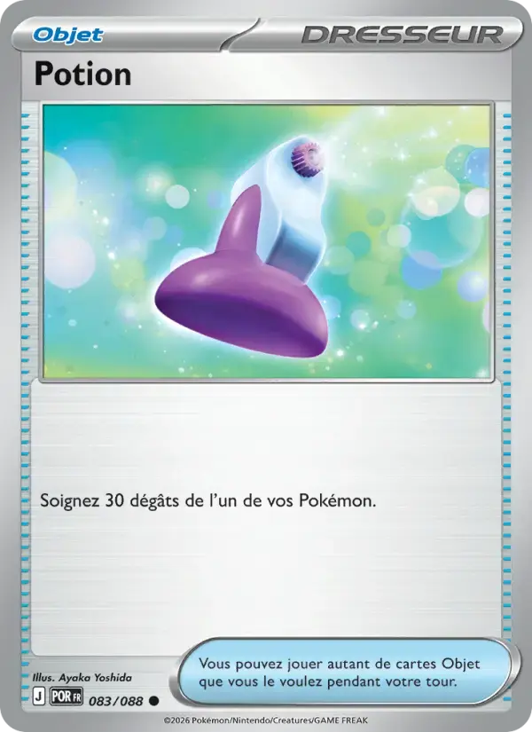 Carte Pokémon Potion #083 — Équilibre Parfait