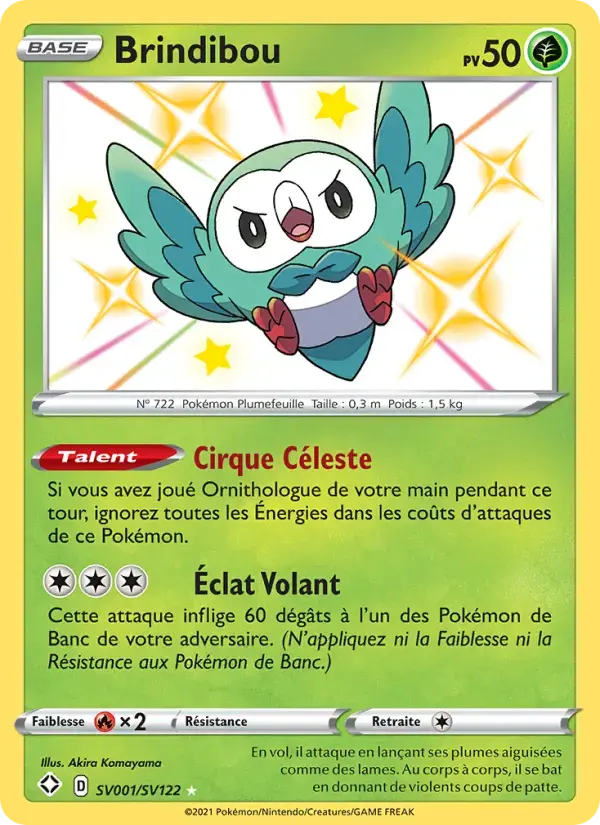 Carte Pokémon Brindibou #SV001 — Destinées Radieuses