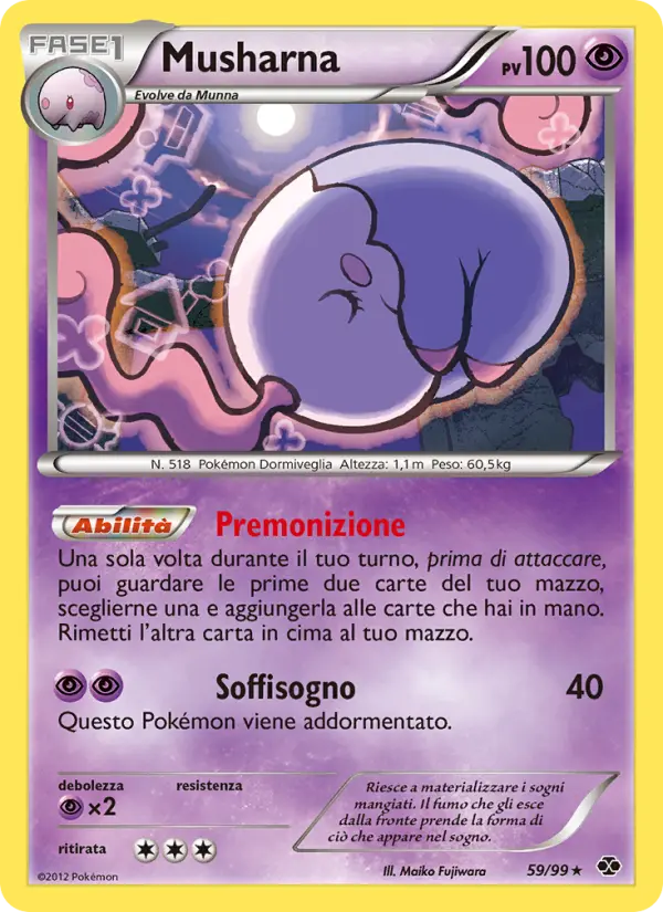Carte Pokémon Mushana #59 — Destinées Futures
