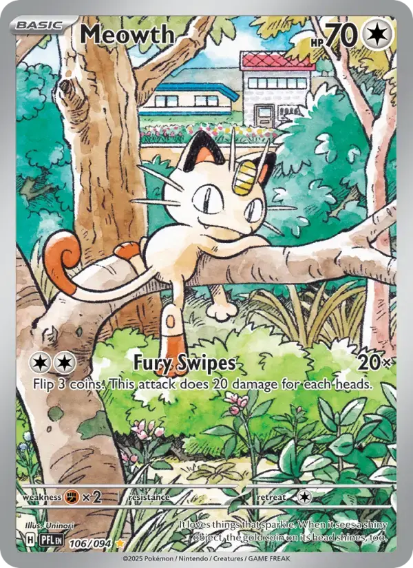 Meowth #106 — Phantasmal Flames