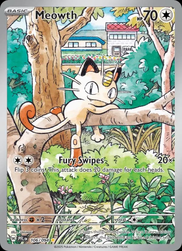 Meowth #106 — Phantasmal Flames