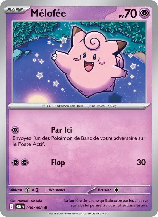 Carte Pokémon Mélofée #030 — Équilibre Parfait